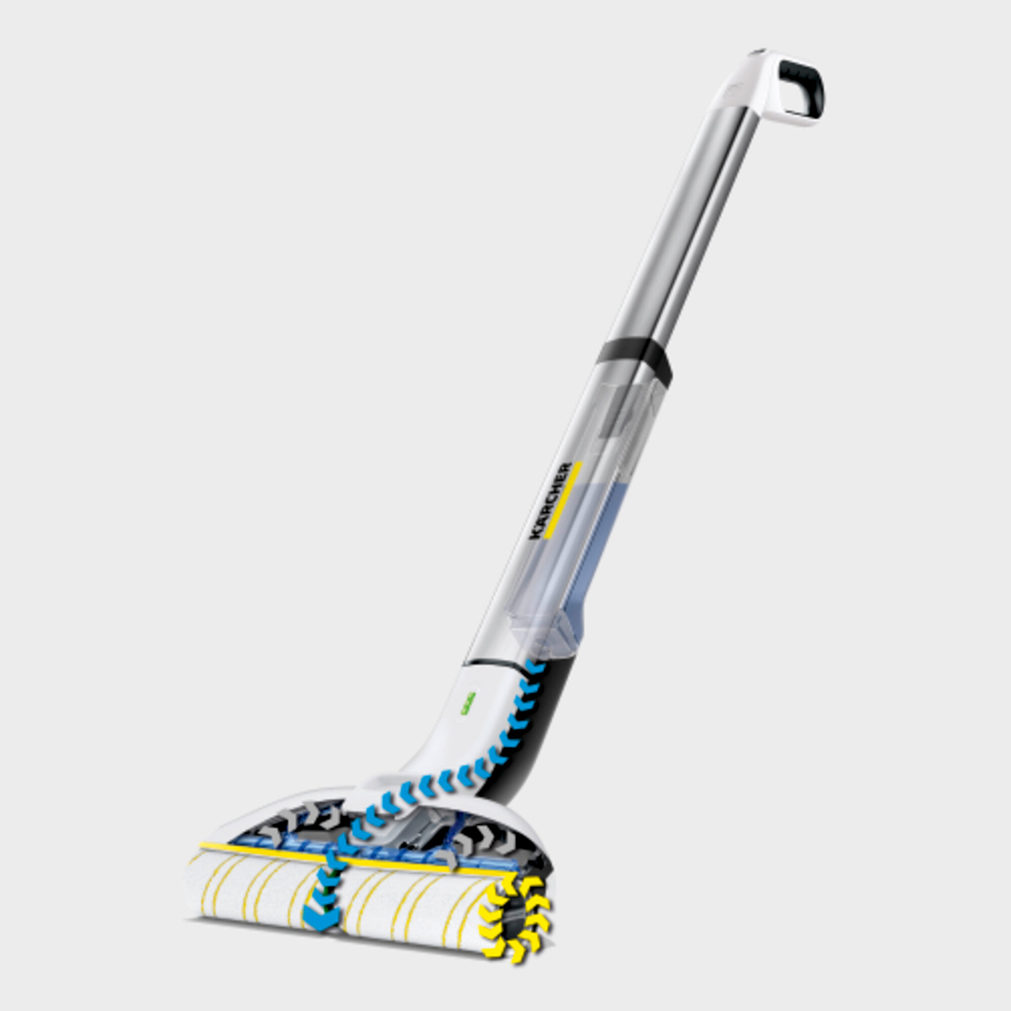 Электрошвабра Karcher EWM 2 - <h3>Удаление брызг и пятен</h3>
<p>
	 Замена обычным швабре и ведру с водой Очистка вплотную к краям.
</p>