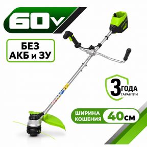 Аккумуляторный триммер Greenworks GD60BCB, 40см, б/щ, 60v (без АКБ и З/У)