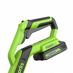 Аккумуляторный триммер Greenworks G24LT301 30см, 24v (АКБ 1х2Ah и З/У) - изображение 2