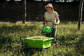 Аккумуляторная ручная самоходная тележка Greenworks G40GC, 40v (без АКБ и З/У) - изображение 3