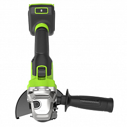 Аккумуляторная угловая шлифовальная машина Greenworks AG590 б/щ, 24v (АКБ 1х4Ah, З/У, кор) - изображение 2