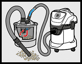 Фильтр для золы и крупного мусора к хозяйственным пылесосам Karcher - изображение 2