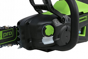 Аккумуляторная цепная пила Greenworks GD60CS25 40см, б/щ, 2500Вт, 60v (без АКБ и З/У) - изображение 2